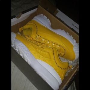 Fila Disruptors II’s Yellow NEW